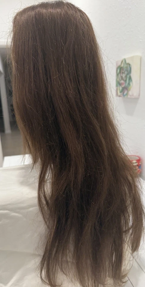 Peluca de encaje completa HairSense 100 % Remi cabello humano FS1B/30 RH Elly - apenas usada Foto 3 de 4