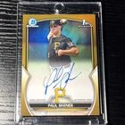 2023 Topps Bowman Draft Chrome Paul Skenes 1st Bowman Gold Autograph /50 #CDA-PS