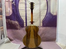 Jumbo SJ200 Style Acoustic Guitar Vintage Sunburst Solid Spruce Top 6 String