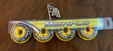 Hi-Lo Street Hard Roller Hockey Wheel Inline Skate 82A 76mm Mission With Screws