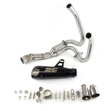 For Kawasaki Ninja 650 Z650 2012-2026 Full System Exhaust Tips Black Header Pipe