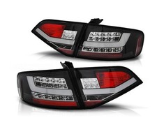 Rear Lights for AUDI A4 B8 2008 2009 2010 2011 Saloon Black LED