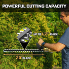Hedge Trimmer Cordless for Dewalt 20V MAX Battery (No Battery), 22 Inch Electric