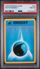 1999 POKEMON BASE SET UNLIMITED #102 WATER ENERGY PSA 8