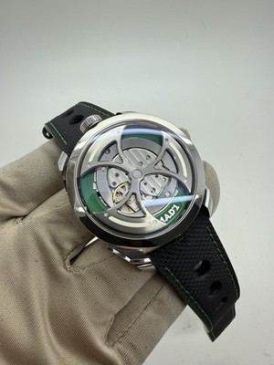 M.A.D.1 MAD1 Green Steel Automatic 42mm Watch MB&F w/ Box