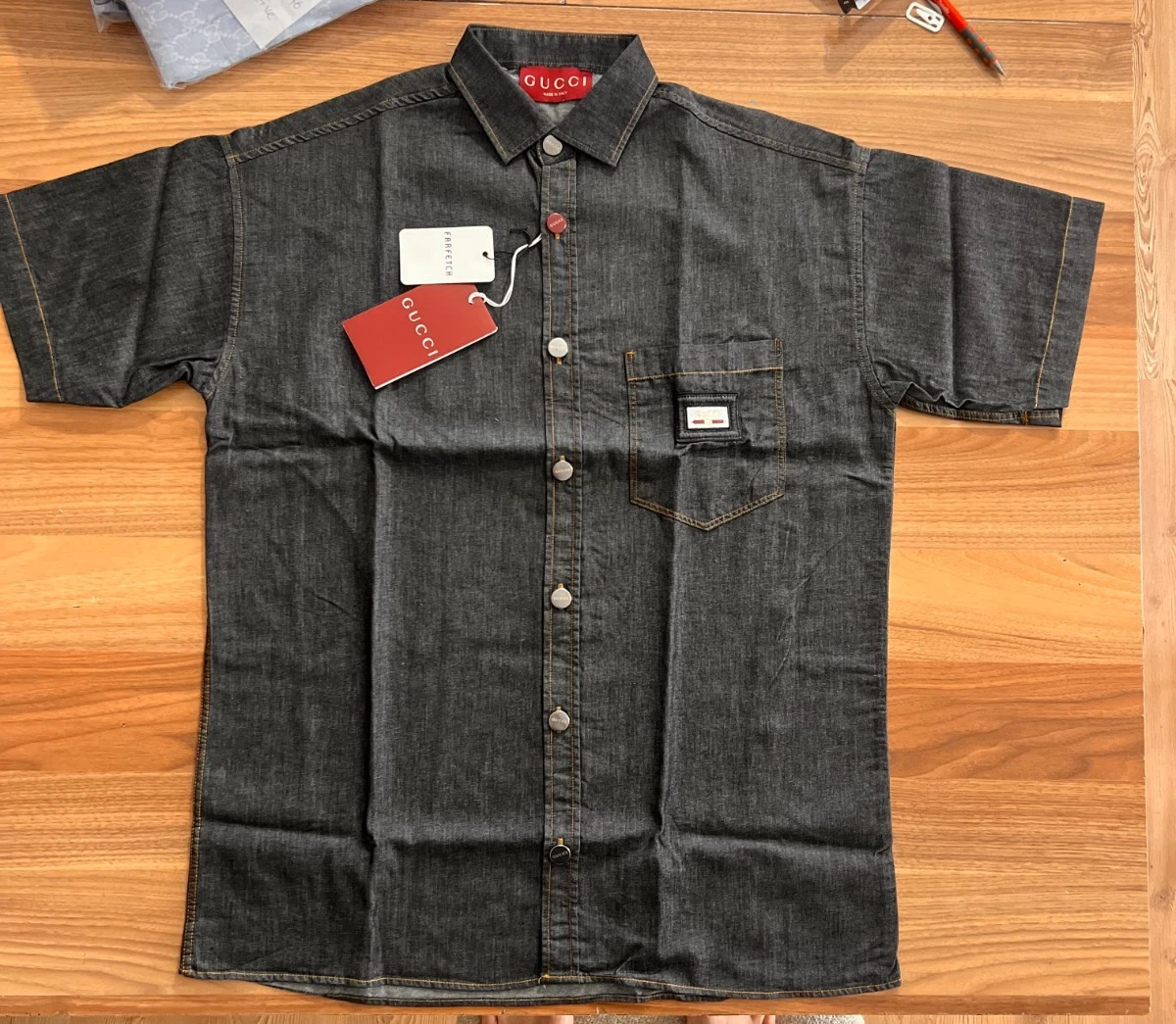 Gucci Button-Up Casual Button-Down Shirts for Men for sale - eBay
