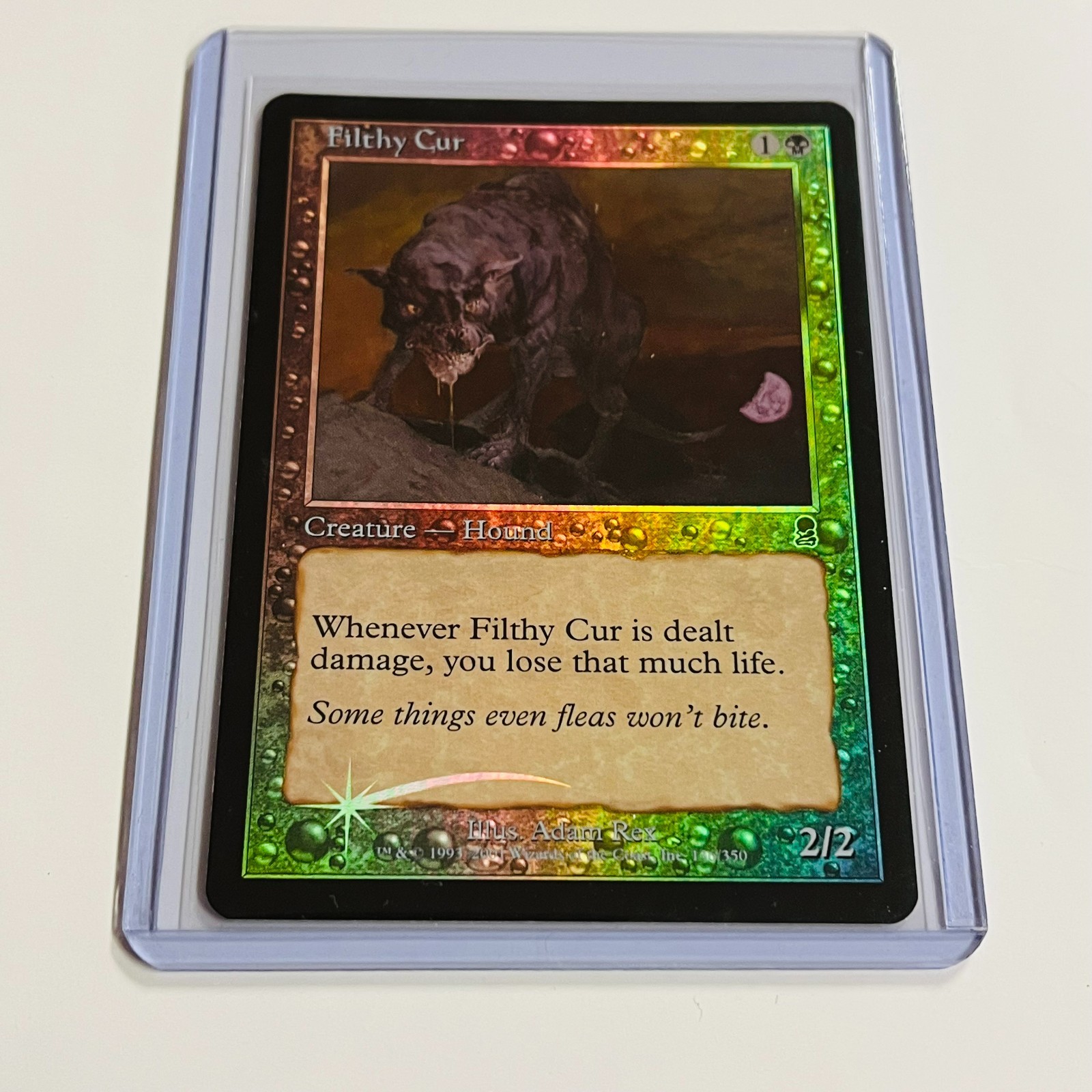 2001 Magic: The Gathering ODYSSEY Filthy Cur FOIL 136/350 NM
