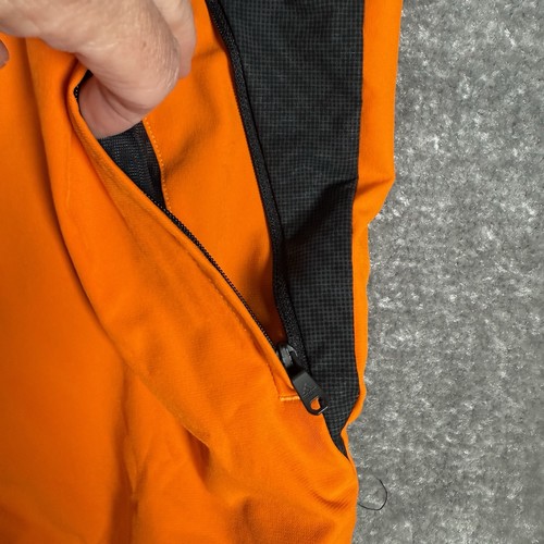 Adidas 1/4 Zip Vest Men’s Large Orange Performance Golf Tech Pockets Lightweight - Picture 5 of 8