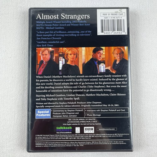 Almost Strangers (DVD, 2006, 2-Disc Set, BBC Video) Very Good - Picture 2 of 2