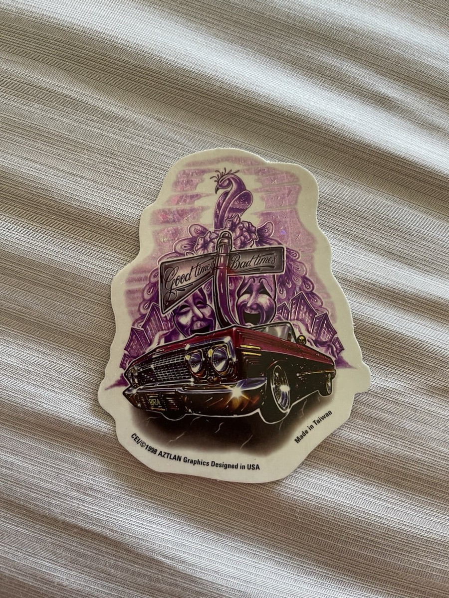 Lowrider Sticker 1998 Aztlan Graphics Vending Machine Rare | eBay