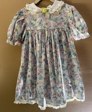 Vintage Bryan Girls Dress Size 6X Floral