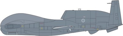 Platts 1/72 U.S. Air Force Drones RQ-4B Global Hawk 2021 with JASDF 2021 specifi