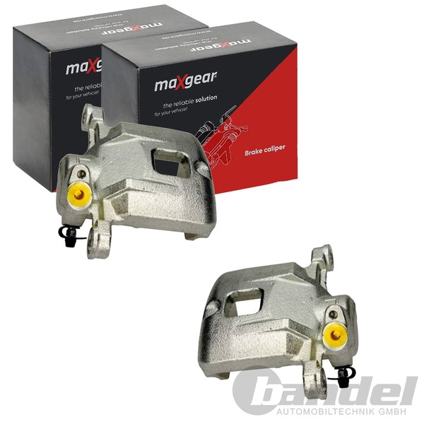 2X Maxgear Bremssattel Hinten Passend FÜR Opel Frontera Monterey Signum Vectra-image