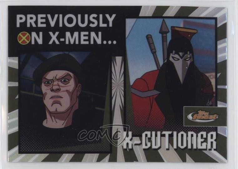 2025 Topps Finest X-Men '97 Previously On X-Men X-Cutioner #PO-15 1dd7
