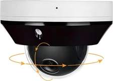 6MP Mini PTZ Dome PoE IP Camera Outdoor 3X Zoom 2.8-8mm Motorized Varifocal Lens