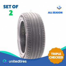 Set Of 2 Used 26550r20 Michelin Primacy All Season Selfseal 107h - 7.532 Set Of 2 Used 26550r20 Michelin Primacy All Season Selfseal 107h - 7.532