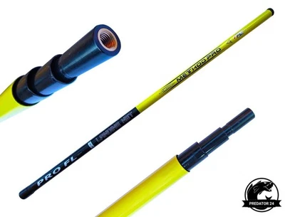 PRO FL Kescherstab 4m Kescherstange Karpfenkescher Kescherstock Glasfaser