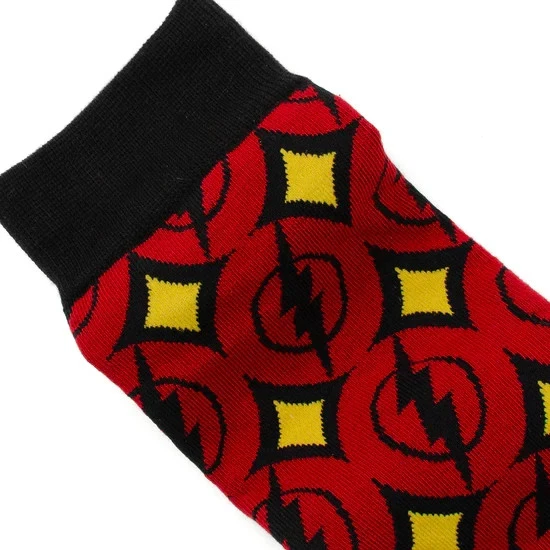 DC Comics The Flash Red Men's One Size Dress Socks - Image 4 of 4