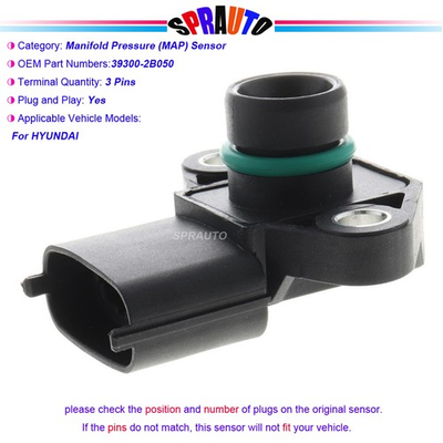 #ad Manifold Pressure Sensor 393002B050 For Hyundai Tucson Sonata Kia Optima 5S15747 $14.16