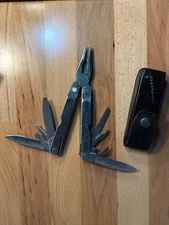 VINTAGE Leatherman Super Tool w/ Leather Sheath - Date Code 0395