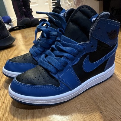 Jordan 1 Retro High OG Dark Marina Blue (Preschool Size 12C) Kids Sneakers