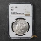 1885-O Morgan Silver Dollar $1 - NGC MS64 - New Orleans