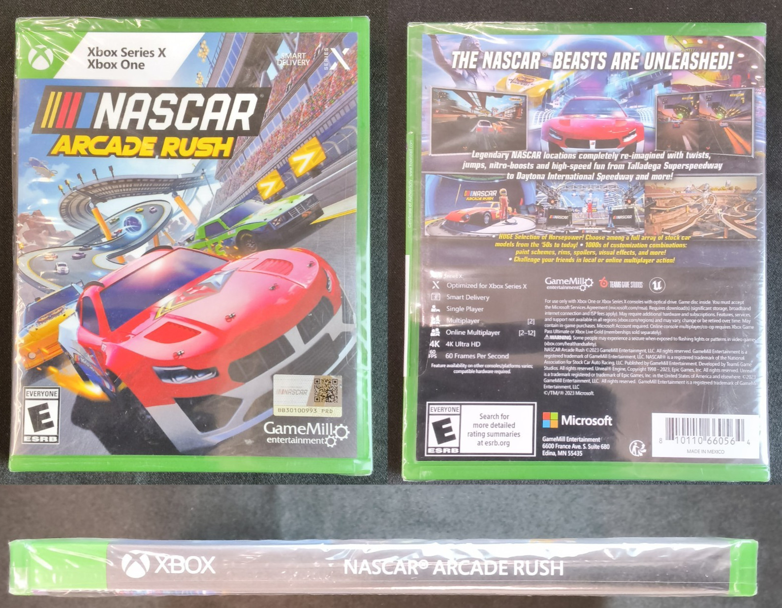 Nascar Arcade Rush Xbox Series X Xbox One Microsoft 2023 Sealed New #W5385
