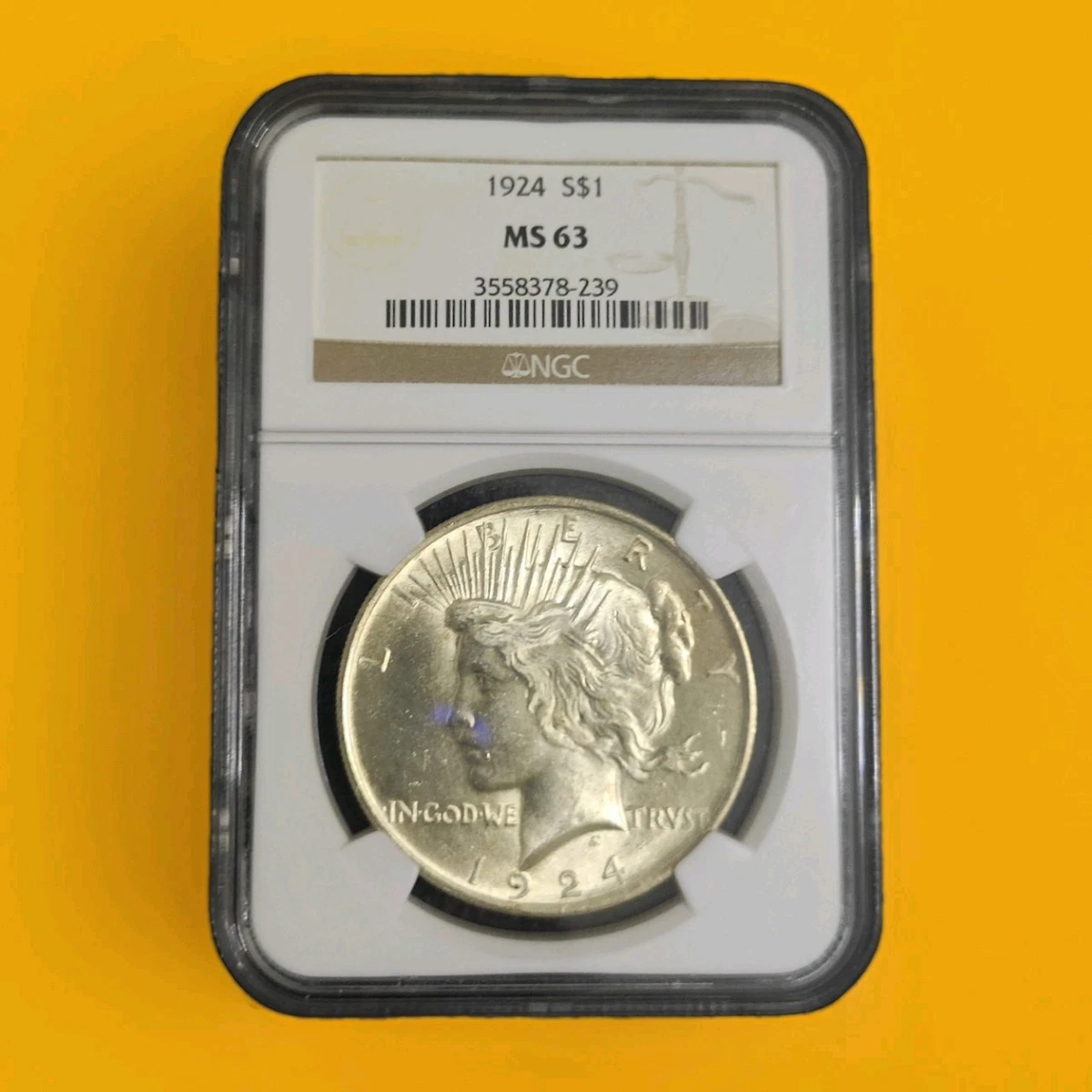 MS 63 Graded 1924 Year Peace Dollars (1921-1935) for sale | eBay