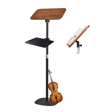 Adjustable to 67in Standing Book Stand, Book Holders for Reading Hands Free w...