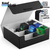 Sammelkarten-Aufbewahrungsbox FüR 1800+ Karten Magnetische Deck-Box Mit 10