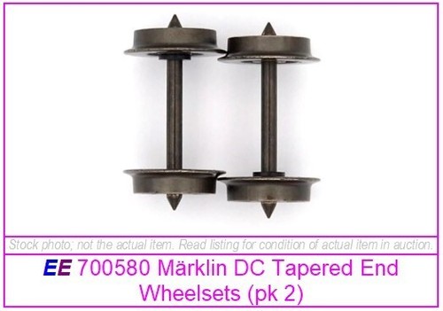 NUEVO 70058 700580 Märklin DC ejes de extremo cónico para coches paquete 2 Hamo 7586 | Condition: New