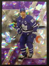 2023-24 UD SPx Hockey John Tavares Parallax Purple 018/149 Maple Leafs CC