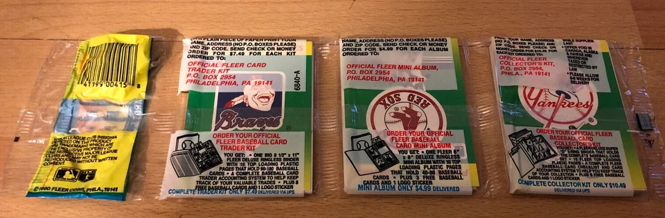 Pack 1990 Mark Parent Padres Andy Van Slyke Piratas Carney Lansford Atletismo Foto 2 de 2