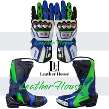 Kawasaki Boots And Gloves Kawasaki Motorcycle Racing Boots and Kawasaki Gloves