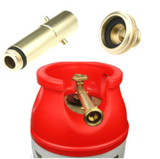 Safefill Bottle UK Bayonet Extension Adapter + ACME M22 adapter for some EUROPE