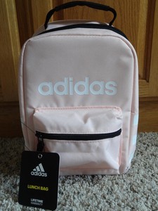 pink adidas lunch bag
