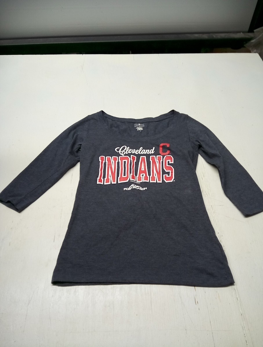 Cleveland Indians MLB Baseball 2018 Postseason Womens 3/4 Sleeve T - Main Image