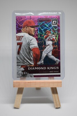2022 Panini Donruss Optic - Diamond Kings Pink Velocity Prizm #14 Mike Trout...