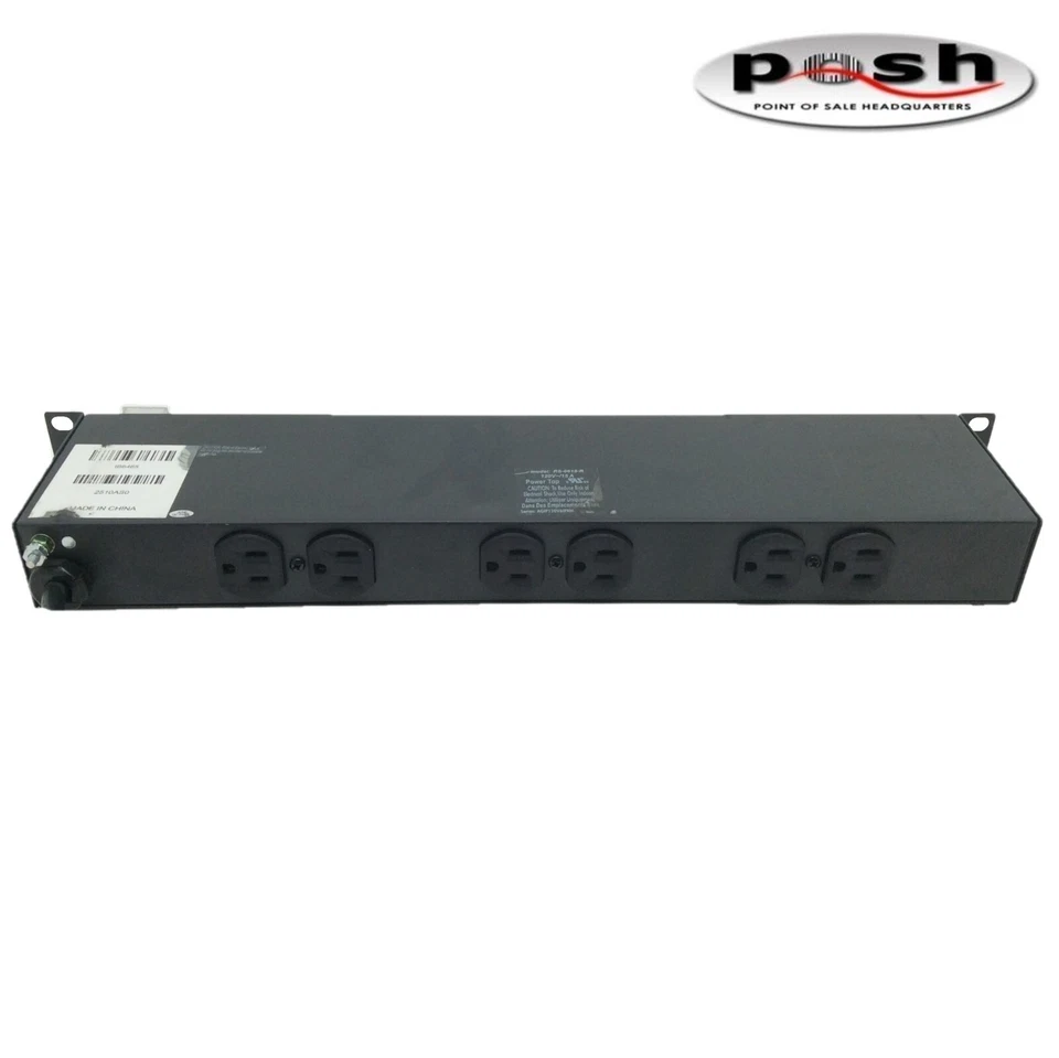 **Lot of 10** Tripp Lite RS-0615-R Power Strip Rack-Mount Metal 120V-15R - Image 2 of 4