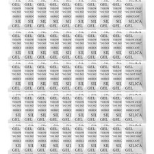 Silica Gel Packets, 50PCS 5 Gram Premium Transparent Desiccant Packs for Storage