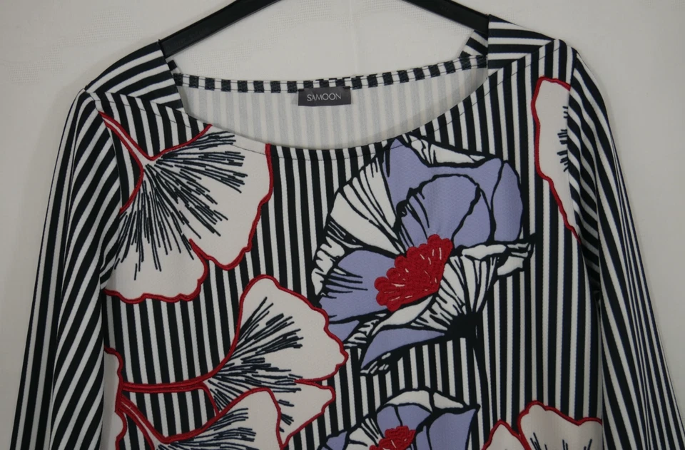 SAMOON Traumhafter Leichter Stretch Sweater Pulli Frühling Sommer Größe 42/44 - Bild 2 von 4