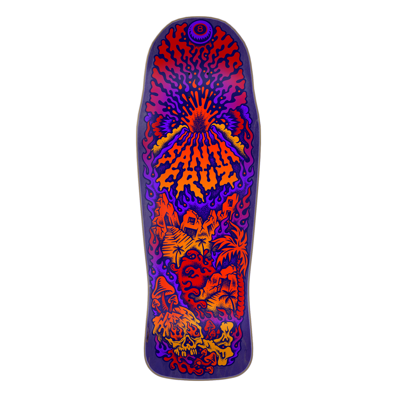 スケートボード Santa Cruz Corey O'Brien PURGATORY 9.85 Santa Cruz OBrien Purgatory Reissue Skateboard Deck 9.85