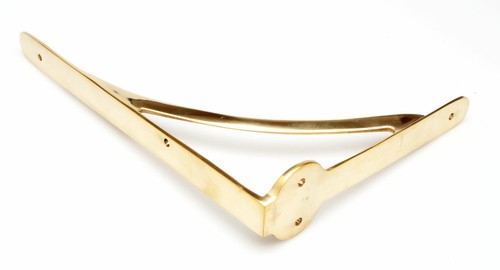 Single Ironbridge Arch Shelf Bracket - Iron Brass & Chrome Victorian Brackets - Picture 32 of 32