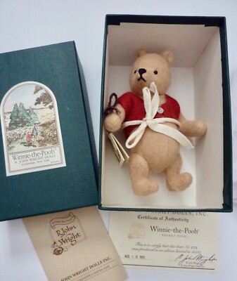 Limited Ed NEW in Box R. JOHN WRIGHT Pocket Winnie the Pooh Series