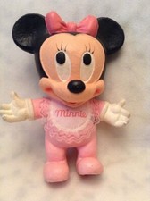 VINTAGE 1981 DISNEY MALAYSIA BABY MINNIE MOUSE FOAM TOY BIB