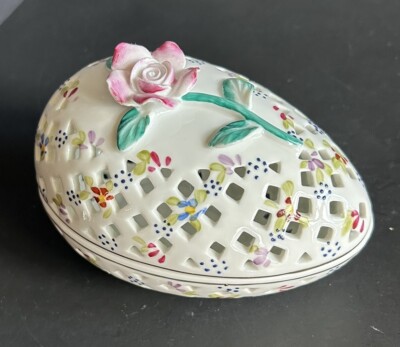 Formalities By Baum Bros Egg Trinket Dish