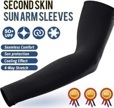 Men's & Women's Sun Protection Compression Arm Sleeves - Versatile for Outdoor