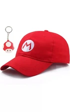 Mario hat with adjustable strap / Super Mario Bros. baseball cap