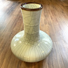 MAITLAND SMITH LIGHT JADE GREEN CELADON CRACKLE VASE