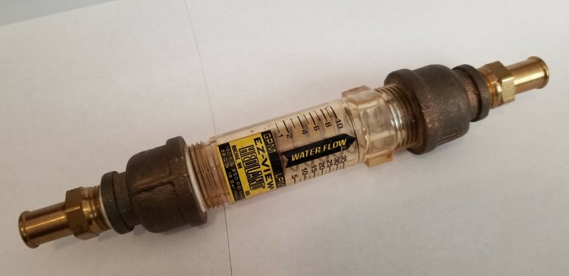This auction is for a EZ-View Water Flow Meter H621-010